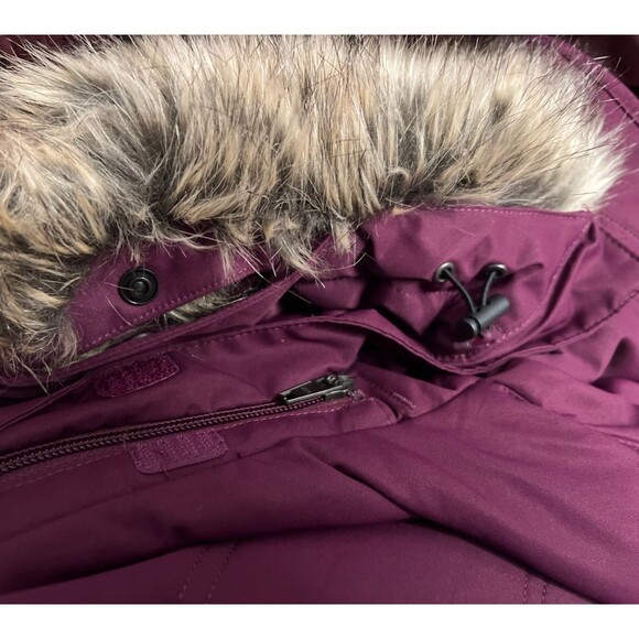 NWT $259 Obermeyer Tuscany II Women's 4 Ski Jacket Coat Faux Fur Purple Winter - Picture 14 of 16